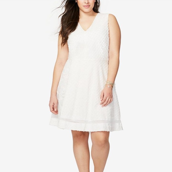 White Dress Size 16W